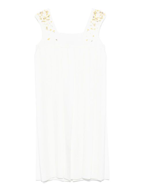 Fabiana Filippi sequin-detailing midi dress - White