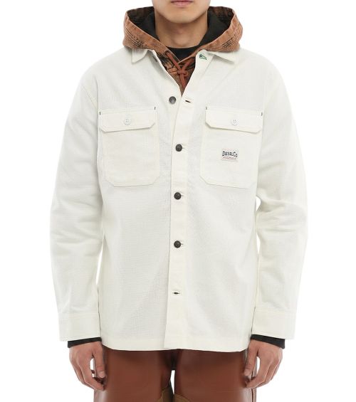 White Regular Overshirt