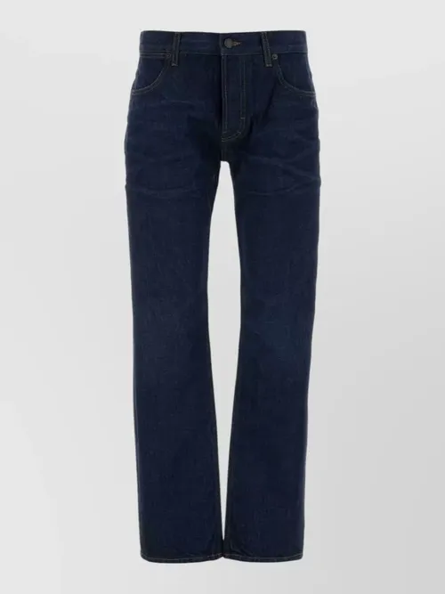 Gucci - denim trousers straight leg belt loop