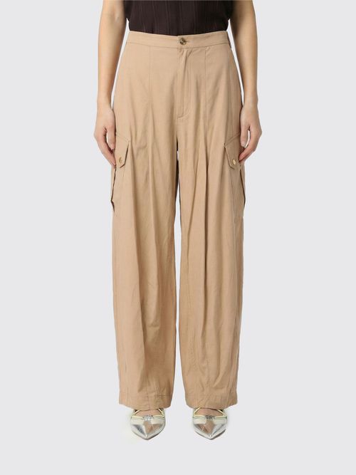 Pants Woman color Beige