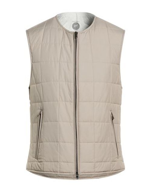 Man Vest Taupe Size L Polyester