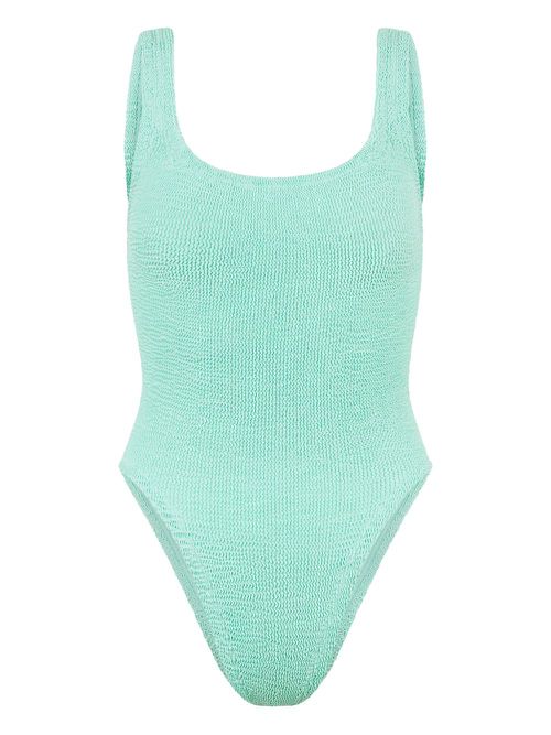 Square-neck swimsuit - Green