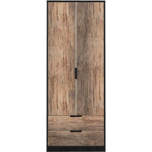 Fuji 2 Door 2 Drawer Wardrobe (Ready Assembled)