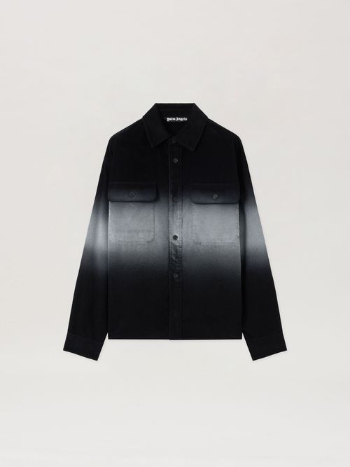 Classic Logo Loose Overshirt Man  Black Off White