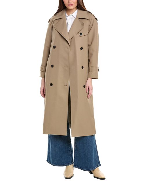 Daria Wool-Blend Trench Coat