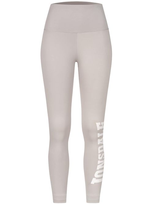 LONSDALE Leggings 'SEMLEY' grigio chiaro / bianco