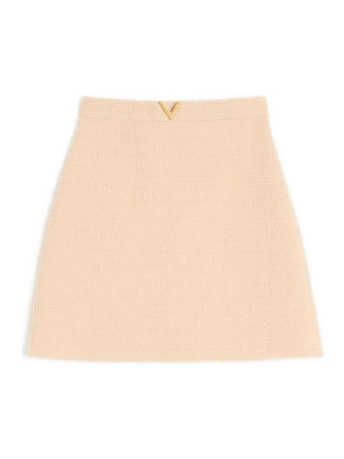 Vlogo Signature Wool Skirt