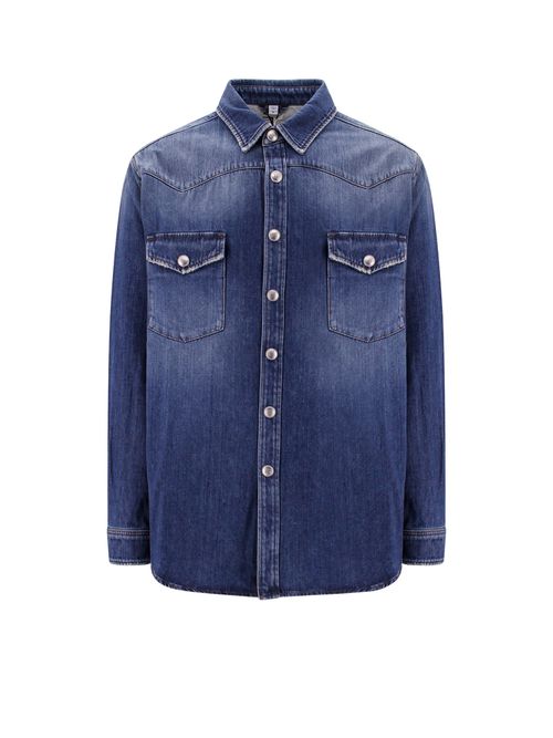 -Camicia in denim-Uomo