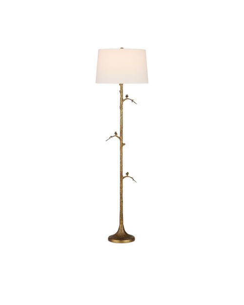 Antique Brass Floor Lamp from the Piaf Collection