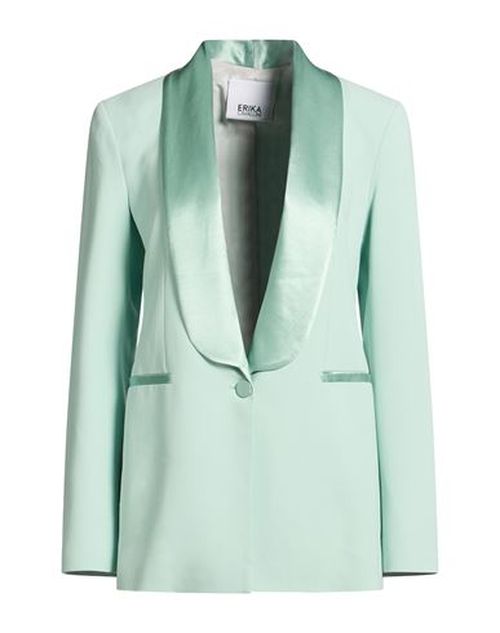 Woman Blazer Turquoise Size 4 Viscose, Elastane, Polyester