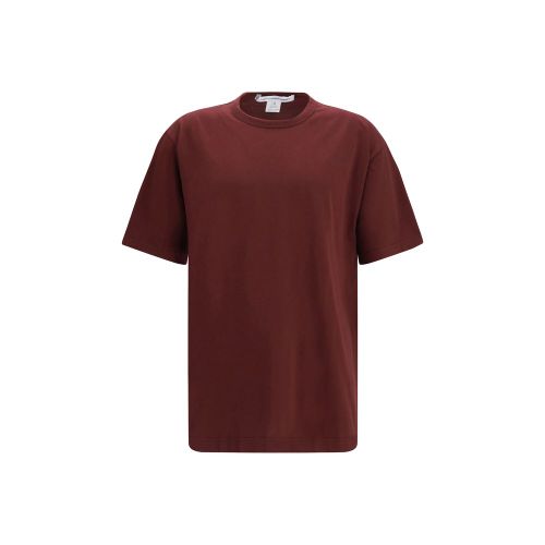 Cotton Crewneck T-Shirt — Burgundy