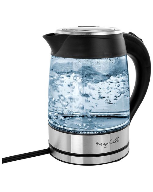 1.8L Glass & Stainless Steel Electric Tea Kettle