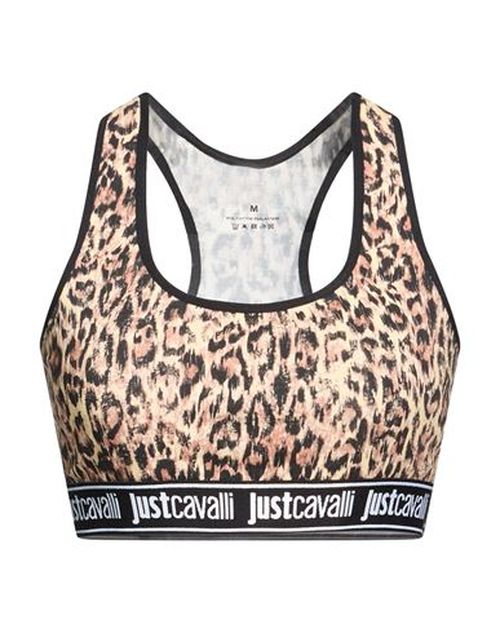 Woman Top Brown Size M Cotton, Elastane