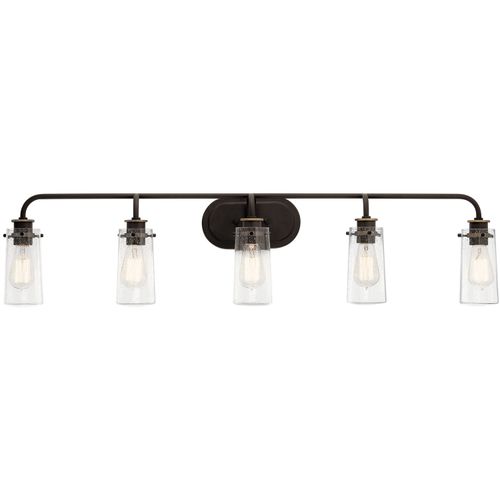 Braelyn 5-Light 44" Bathroom Vanity Light in Olde Bronze