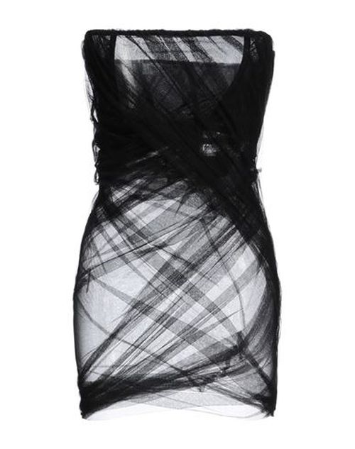 Woman Mini dress Black Size 2 Polyamide, Elastane