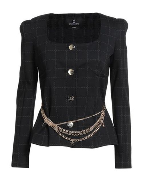 Woman Jacket Black Size L Viscose, Polyamide, Elastane