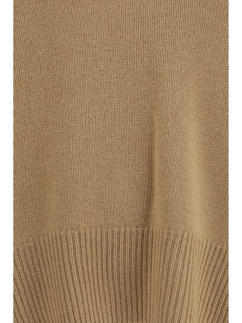 Cashmere Crewneck Sweater — Beige