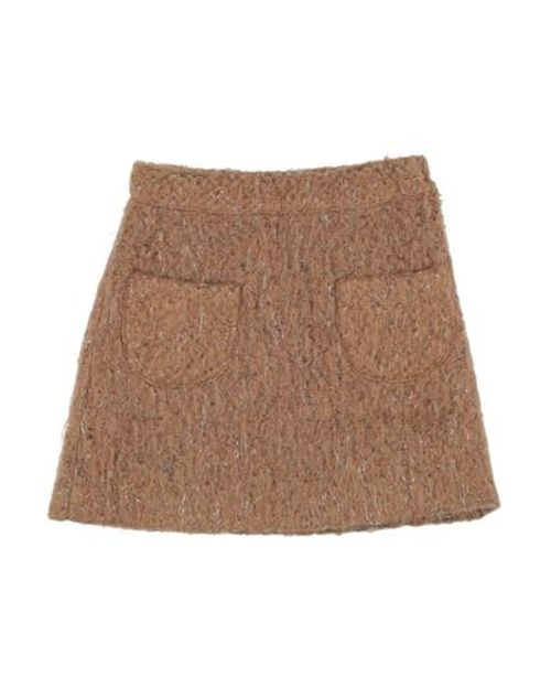 Caffé D'orzo Kid Girl Kids' skirt Camel Size 18 Polyester, Wool, Acrylic, Viscose