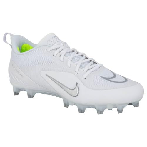 Nike Nike Alpha Huarache 8 Pro CW4439 110 White Pure Platinum Wolf Grey Lacrosse Cleats Realry