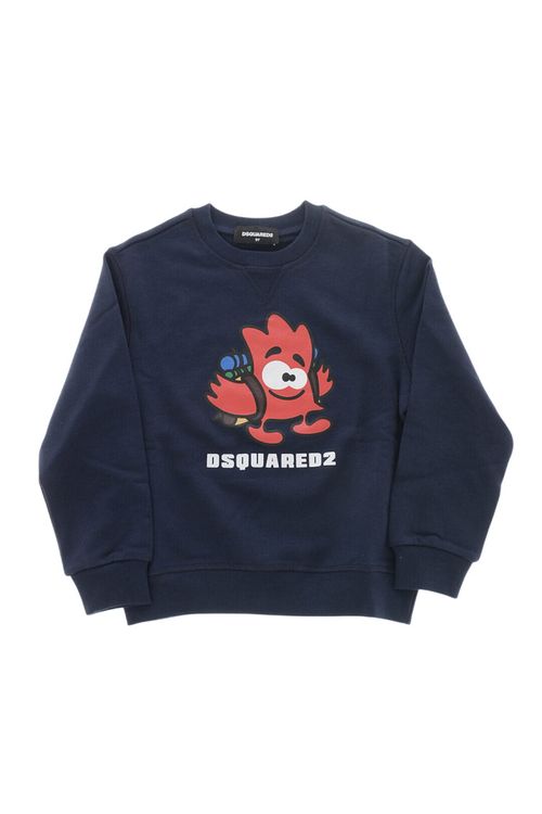 Boys Blue Graphic Sweatshirt
