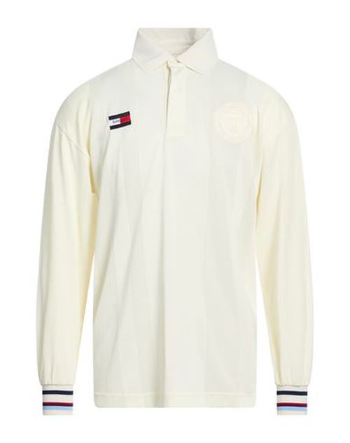 Man Polo shirt Cream Size XXS Polyester