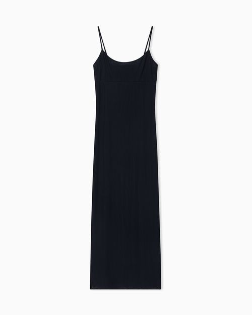 Maxi dress with thin straps