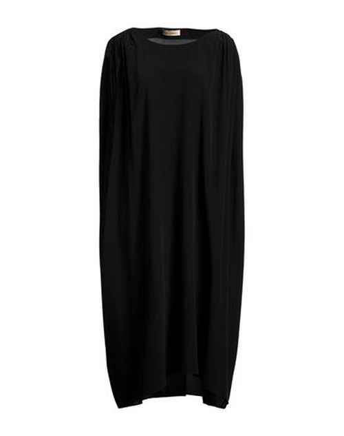 Woman Midi dress Black Size 6 Silk