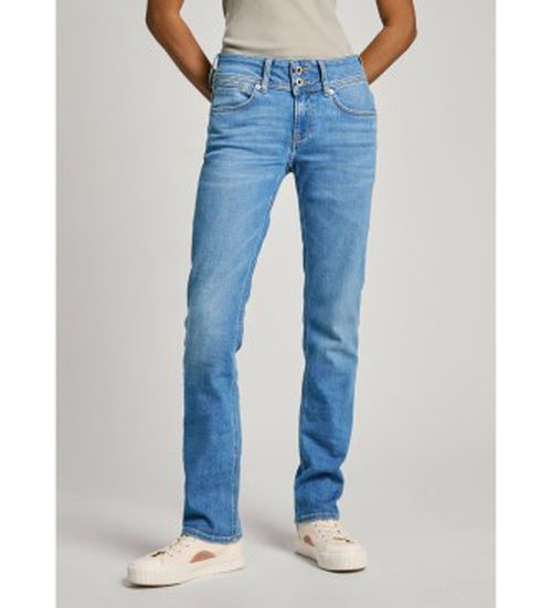 Pepe Jeans for woman. PL204729MQ4 Jeans Slim Lw blue (27/34), Casual, Cotton, Denim, Sustainable