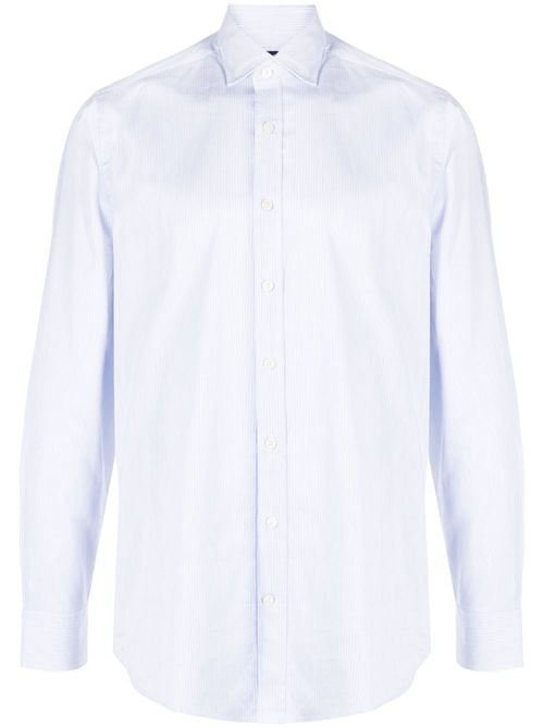 Striped cotton shirt - Blue