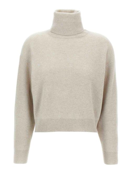 Ribbed Turtleneck Sweater