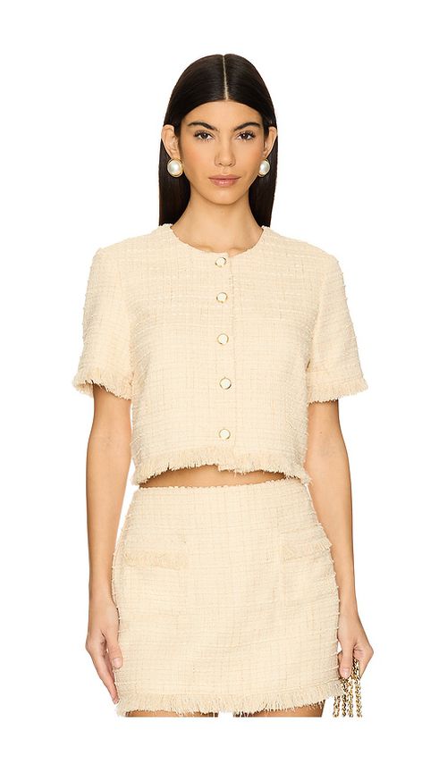 Amanda Uprichard OBERTEIL ANDREA in Beige. Größe XL. Also in L, M