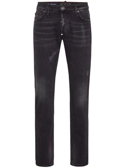 Super straight-cut jeans - Grey