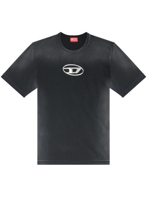 Oval D cut-out T-shirt - Black