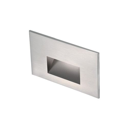 WAC Lighting 1-Light LED 12V LEDme Horizontal Step and Wall Light in Stainless Stee