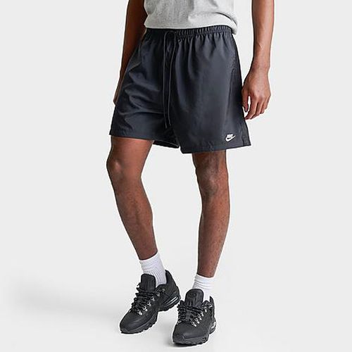 Men's Club Woven 6" Flow Shorts in Black/White