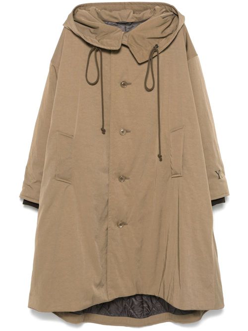 Hooded coat - Neutrals