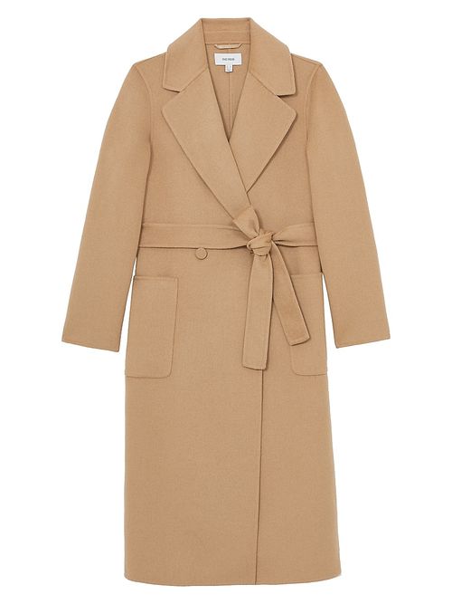 Women's Lucia Double-Breasted Blindseam Coat - Dark Camel