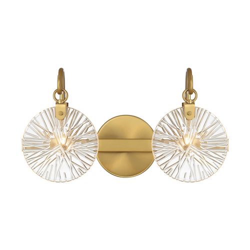 Addison 2-Light Bathroom Vanity Light in Warm Bra