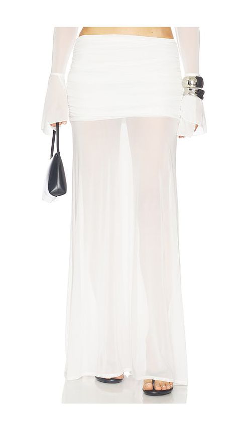 Feners Susurro Skirt in White. - S also in XS