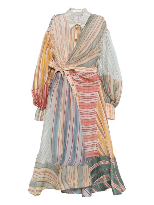 Rebellion Linen And Silk Dress