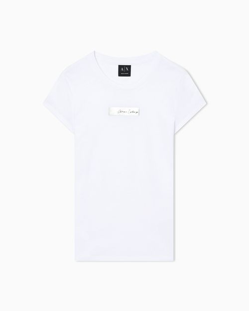 Slim fit T-shirt in cotton jersey