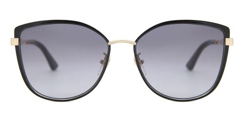 Gucci GG0589SK Asian Fit 001 Men's Sunglasses Black Size 57
