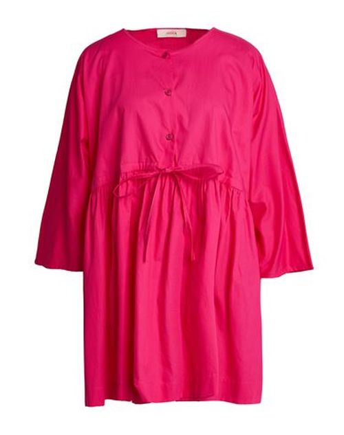 Woman Mini dress Fuchsia Size 2 Cotton