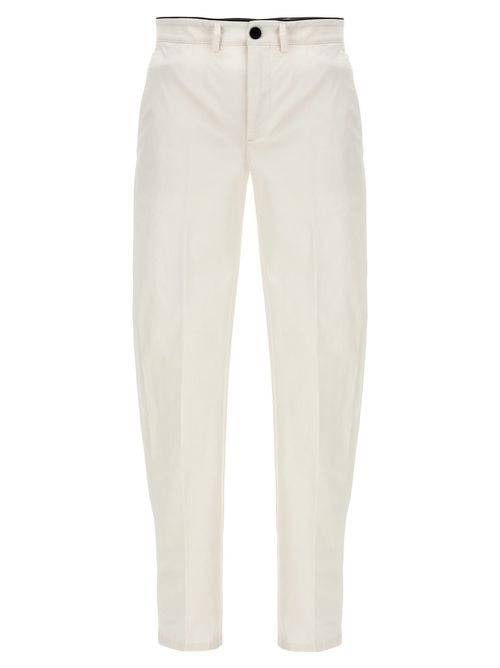 -Mike Pantaloni Bianco-Uomo