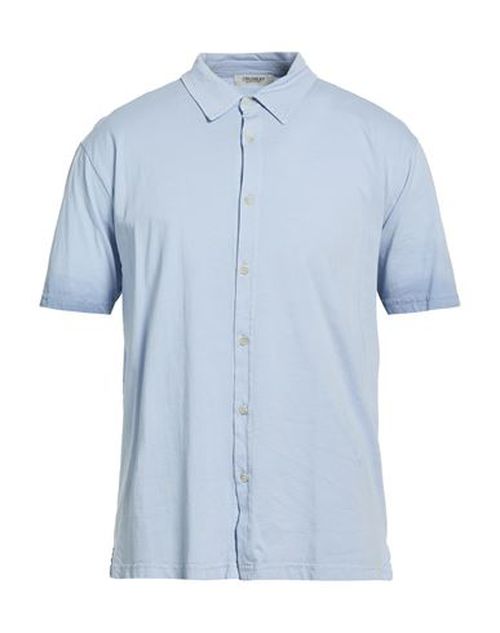 Man Shirt Light blue Size XL Cotton