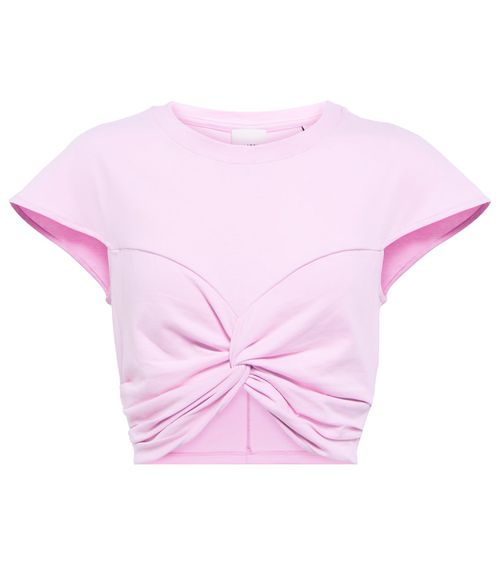 Zineaegz cotton jersey crop top