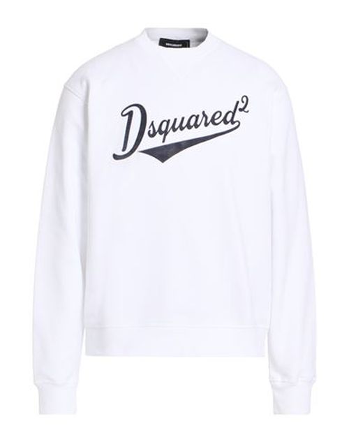 Man Sweatshirt White Size L Cotton
