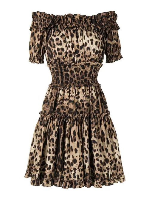 Leopard Print Short Dress