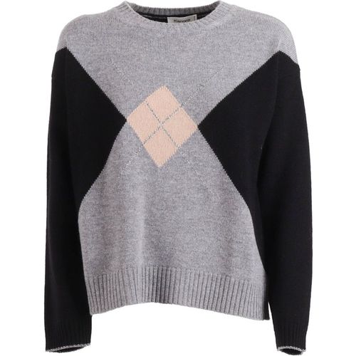 Kangra Cashmere Girocollo Boxing Intarsio Rombo+Lurex