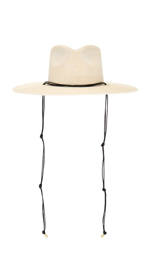 Janessa Leone Codi Fedora Hat in Cream. -  S also in
